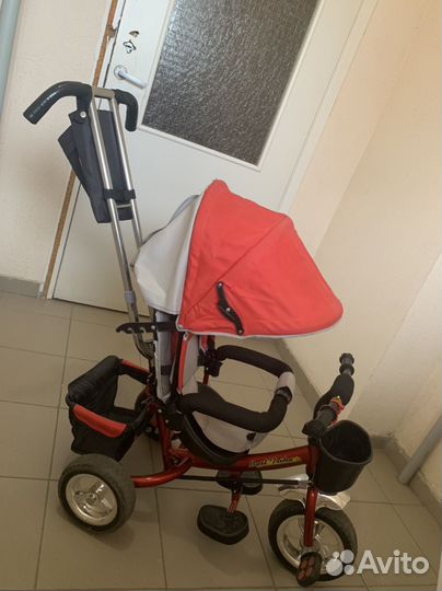 Велосипед с родительской ручкой