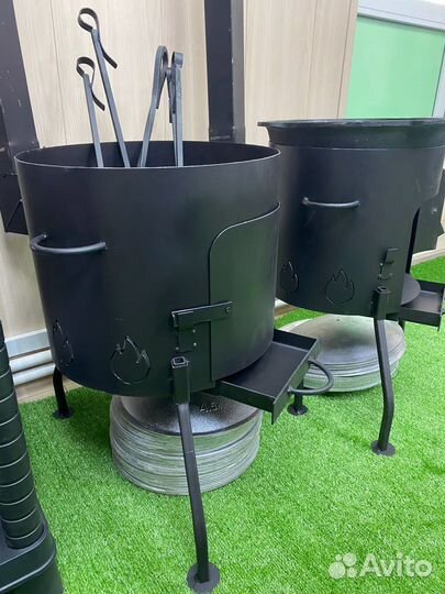 Казан чугунный с крышкой