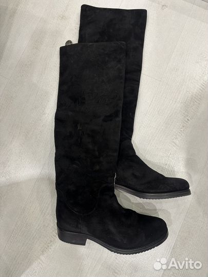 Сапоги замшевые Loriblu