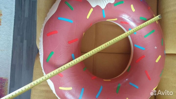Надувной круг-пончик (детский), пляжный мяч