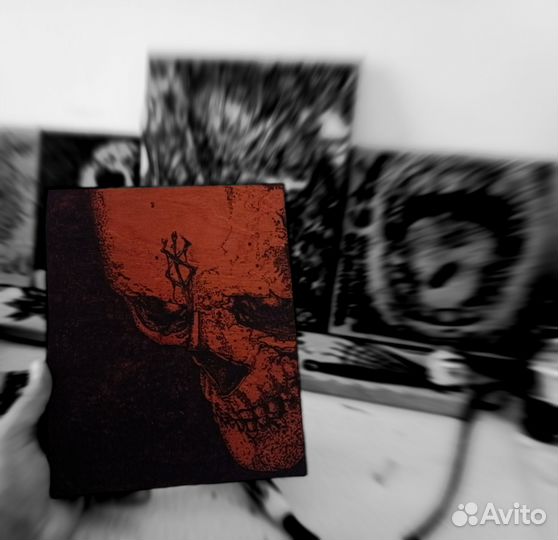 Картина на заказ в технике пирогоафия