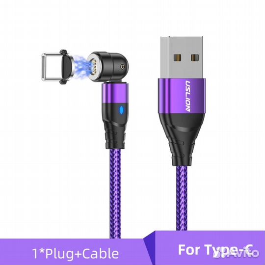 Магнитный кабель для смартфона USB Type-C