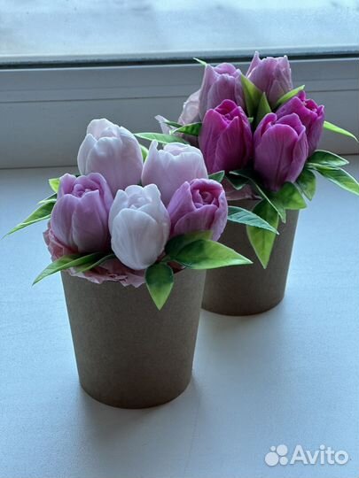 Букет из мыла