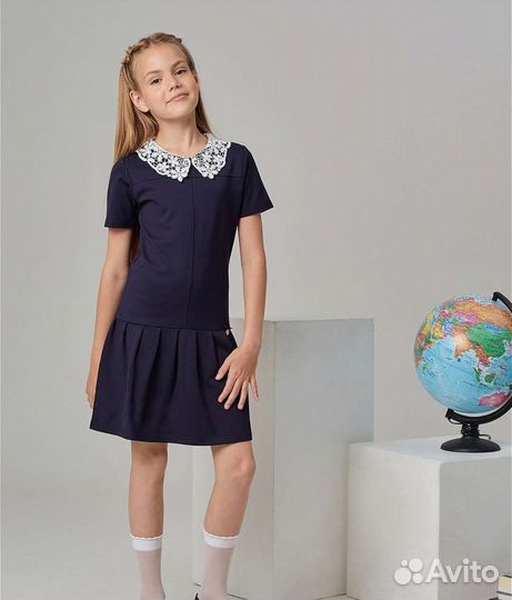 Платье школьное 128-134