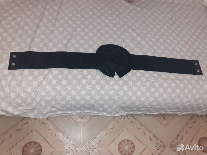 Ремень пояс женский с розой
