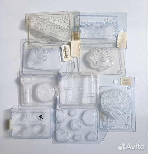 Пластиковые формы для шоколада, мыла