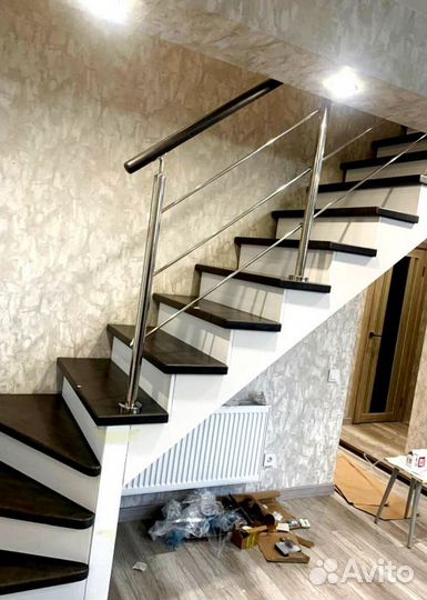 Облицовка бетонных лестниц