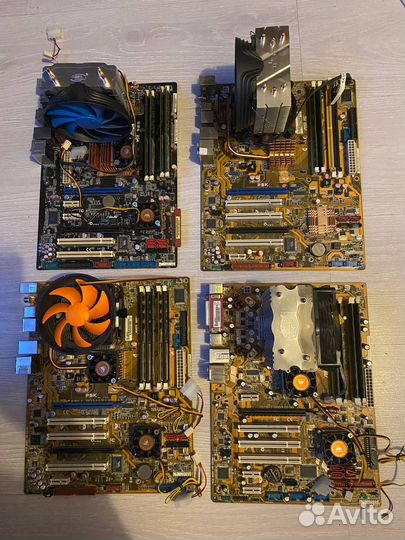 Набор мат плата 775 + xeon 5440 + 8gb DDR2 + кулер
