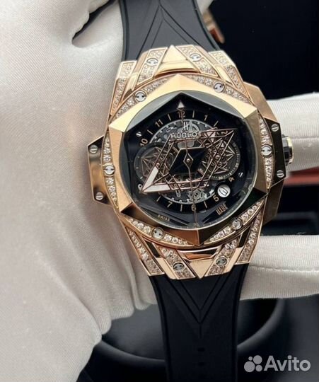 Мужские часы hublot Big Bang Sang Bleu