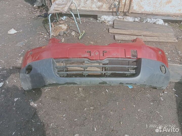 Бампер передний Ниссан кашкай до рестайл