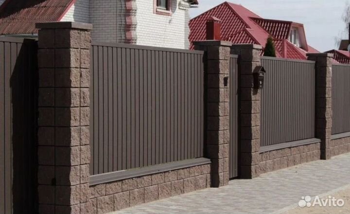 Откатные ворота металлические профессионально