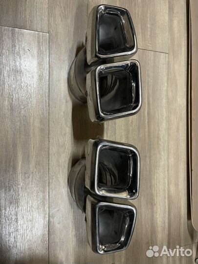 Насадки пара на глушитель amg mercedes