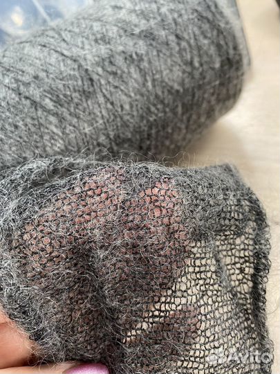 Пряжа кидмохер на шелке. Италия