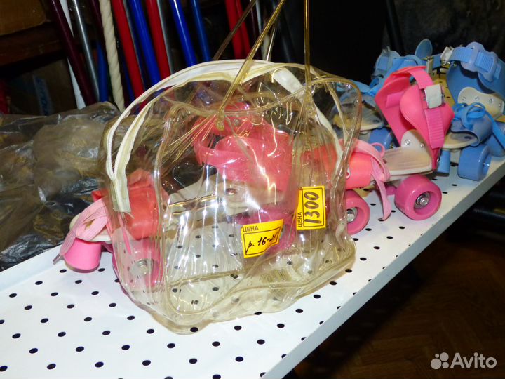 Роликовые коньки раздвижные, размер 16-21 см