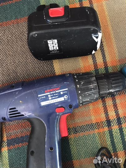 Аккумулятор, зарядное устройство и шуруповёрт