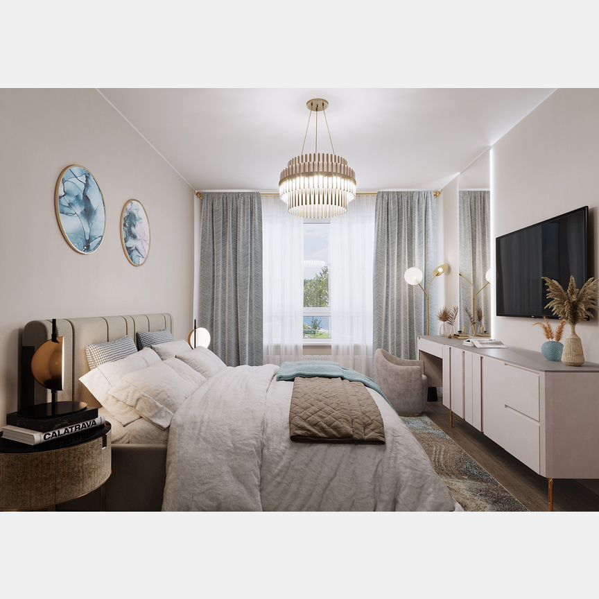 2-к. квартира, 63,8 м², 8/17 эт.