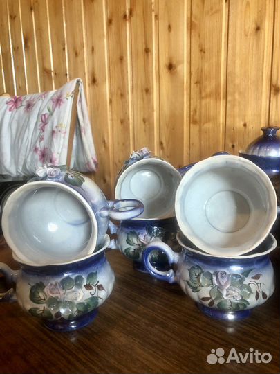 Чайно кофейный сервиз керамика