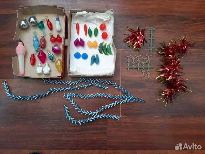 Елочные игрушки СССР набор малютка