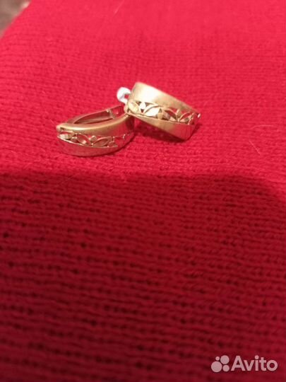 Серьги серебро