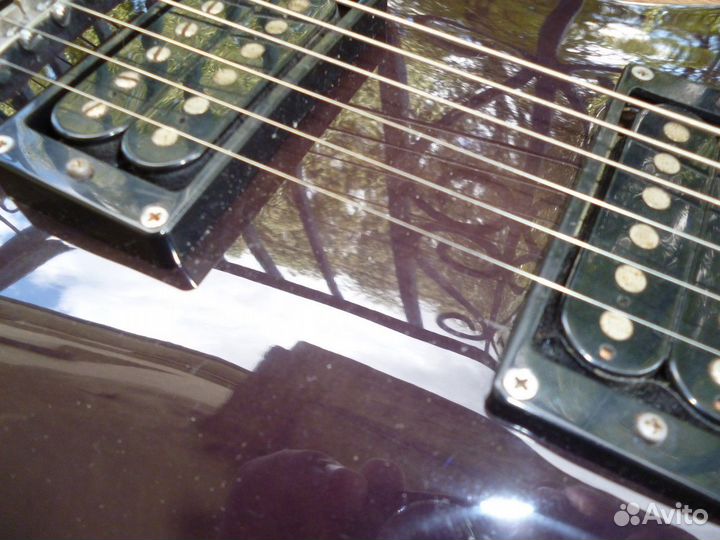 Burny LG-75JP Joe Perry Trans Black