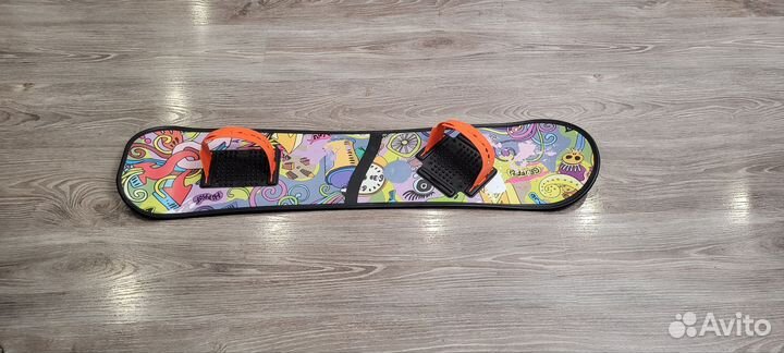 Сноуборд с облегченными креплениями