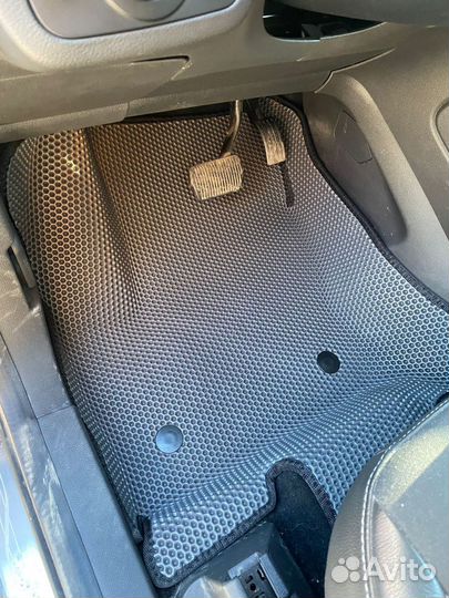 Коврики EVA 3Д на Куга черный+черный