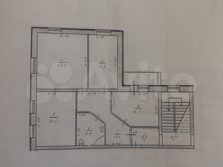 3-к. квартира, 108,3 м², 5/5 эт.