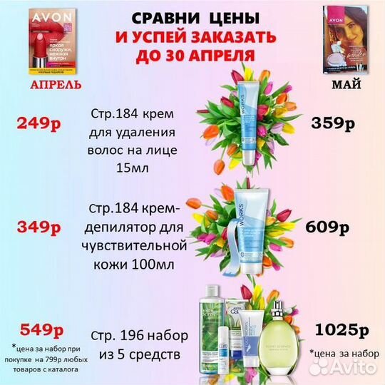 Подарочные наборы эйвон