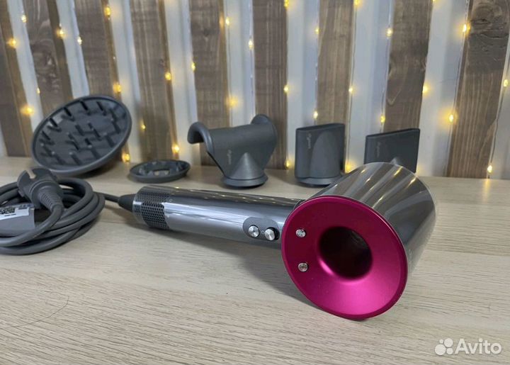 Фен стайлер dyson long с насадками лонг