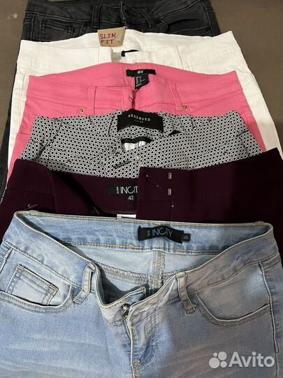 Вещи размер 40-42 брюки джинсы юбки платье