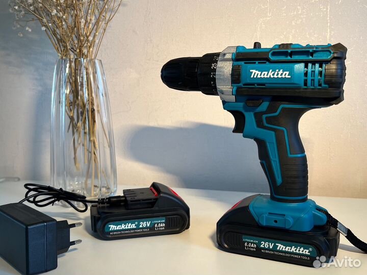 Набор инструментов с шуруповертом makita 100 пр