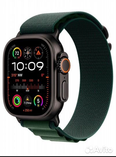 Apple Watch Ultra 2 Trail Green без ремня