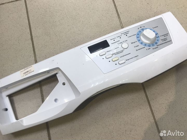 Панель управления стиральной машины с платой