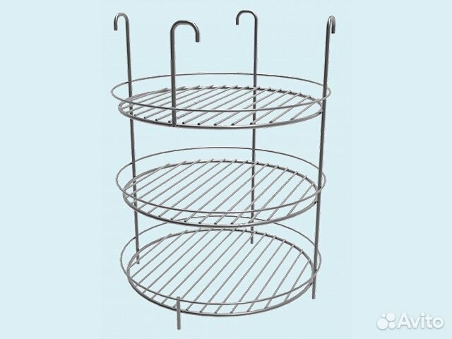 Этажерка усиленная д280 3-х ярусная