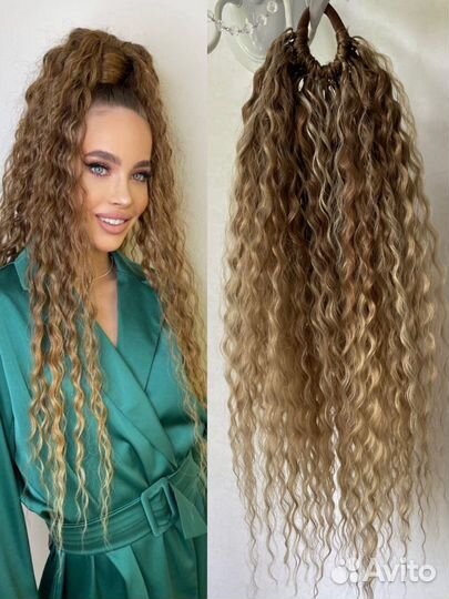 Хвост на резинке, накладной хвост, хвост шиньон