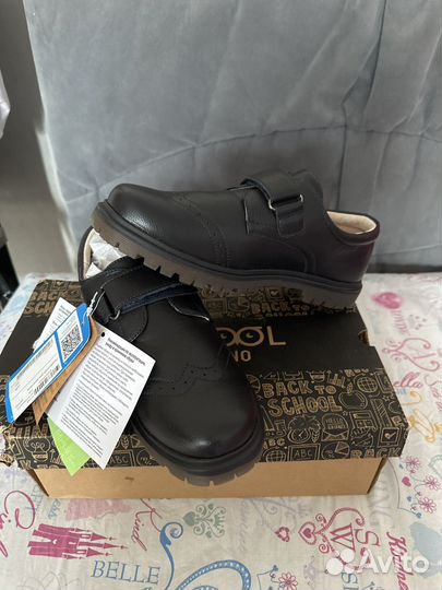 Туфли школьные для мальчика 38