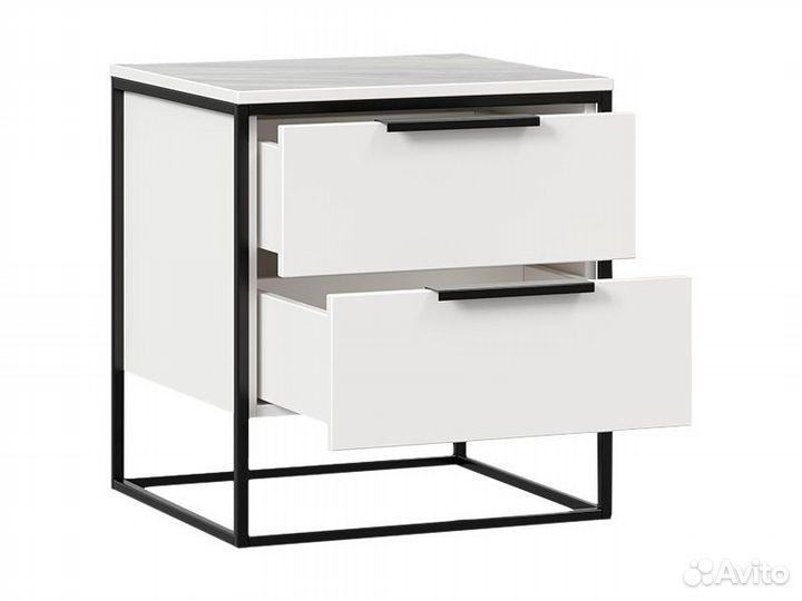 Тумба прикроватная Норд Белый