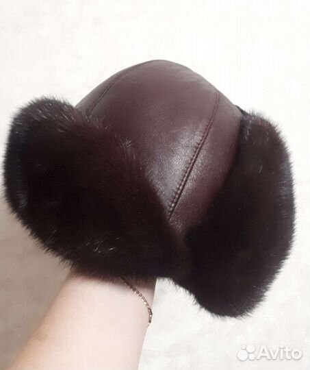 Шапка норковая женская бу