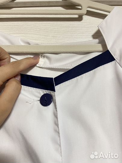 Медицинский халат новый, 62-64