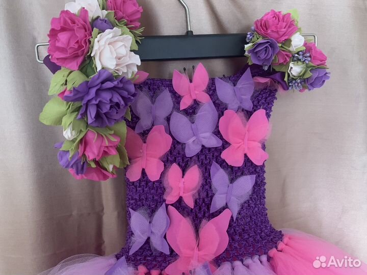 Платье праздничное для девочки 110-120 см