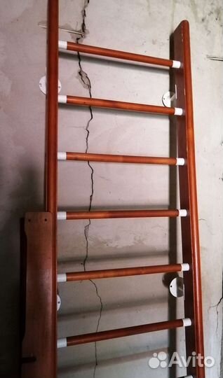 Детская шведская стенка деревянная бу