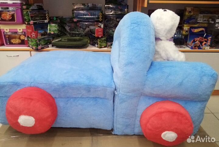 Детское мягкое кресло игрушка Грузовичок