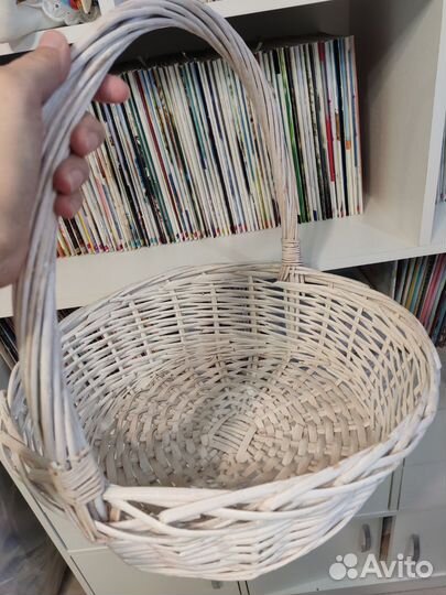 Корзина плетеная большая