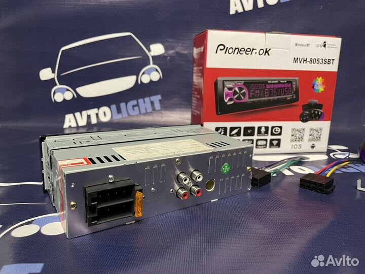 Магнитола Pioneer Пионер Bluetooth AUX 1 DIN