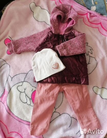 Пакет вещей на девочку от 74 до 86