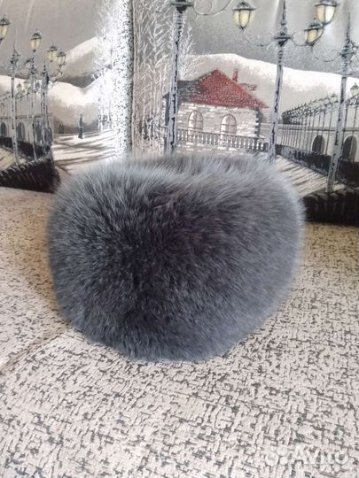 Шапка зимняя меховая(песец)женская