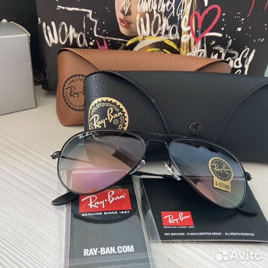 Очки ray ban aviator оригинал