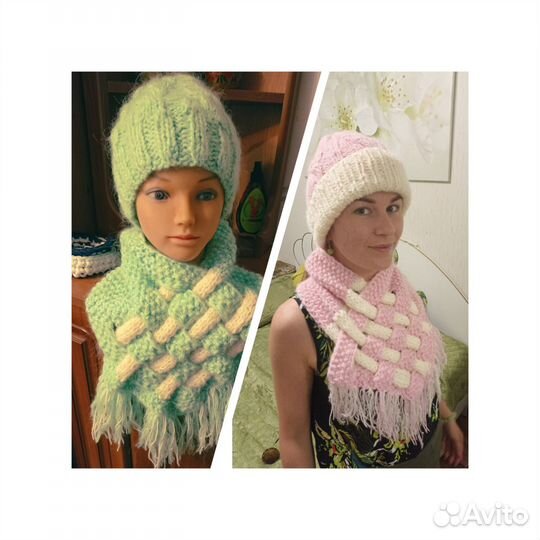 Шапки,снуды (много)