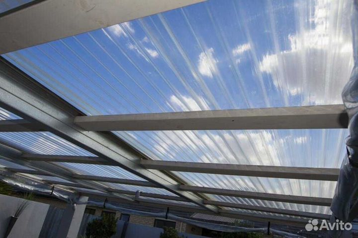 Кровельный профилированный поликарбонат