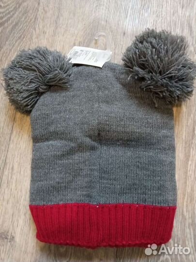 Новая Шапка на флисе для мальчика, на 4 года